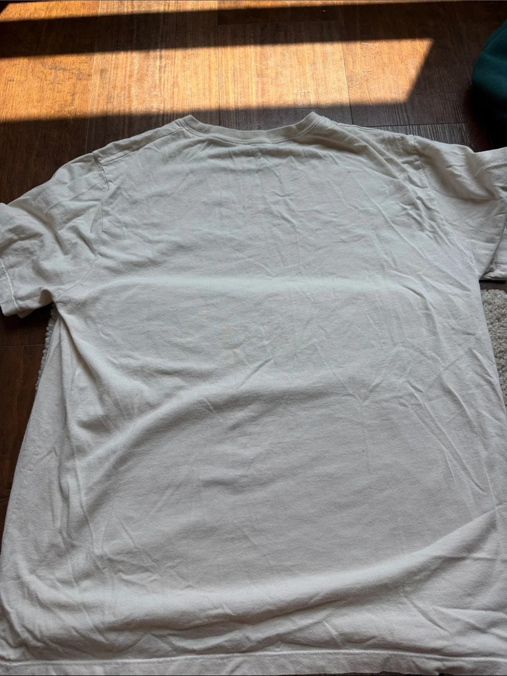 Brandy Melville Beige Houston Logo Tee